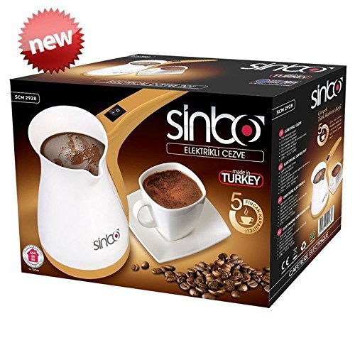 Sinbo SCM 2928 Greek Turkish Coffee Maker Machine Electric Pot Briki Ibrik 220V