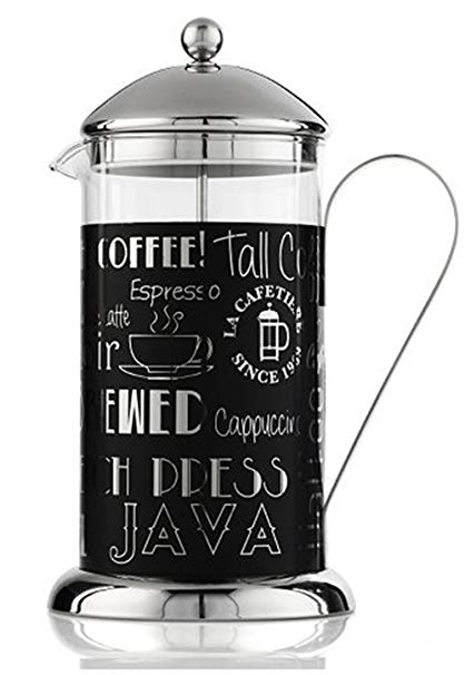 La Cafetiere 5164447 Wake Up and Smell The Coffee 8 Cup French Press, Black