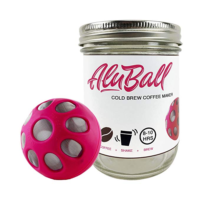 AluBall Single Serve Cold Brew Coffee Maker