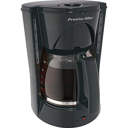 Proctor Silex 48524 12 Cup Black Coffee Maker